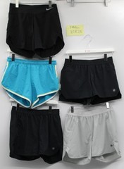 NIKE RABBIT & ASICS WMNS RUNNING JOGGIN SHORTS 5 PR LOT SZ SMALL NWT FREE SHIP