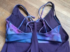 ATHLETA Solace Supernova Support Bra Tank Top Purple XS 0/2 NWT Retail $64 Yoga