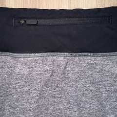 Lululemon Align Sweetheart Bra Pace Rival Tall 15″ Skirt Set Black Gray Sz 12