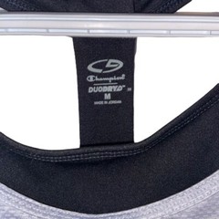Champion Bundle Duodry Layered Tank Tops Workout Activewear Gray Black Size M