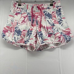 Columbia Women’s PFG Athletic Shorts Floral Pink, Blue, White Size Medium