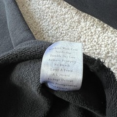 Frank & Eileen Tee Lab Anna Sweatshirt Womens Large Black Oversized USA LAB516TF
