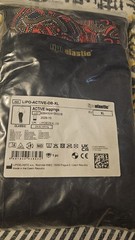 LIPOELASTIC Active Compression Leggings Blue Paisley Trim Size XL 23-32mmHg New