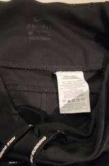 Nike Dri-FIT Women’s S Black Ankle Running Pants Drawstring Elastic Waist