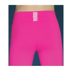 ChloeNoel PS735 Solid Over-the-hill Skate Elite Figure Skating Pants with Front