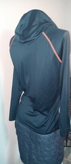 Sudadera Con Capucha Para Mujer Suéter Atlético Talla Sueter PD. Negro