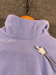 Columbia Women’s Glacial IV Half Zip Fleece Size Large Periwinkle Funnel Neck
