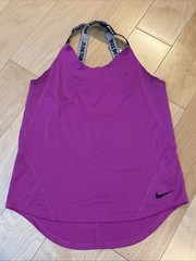 Nike DRI-FIT JUST DO IT Racerback Tank Pink Women’s Sz Small Running Yoga
