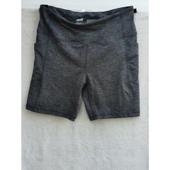 Avia Heathered Charcoal High-Rise Bike Shorts. AW 11