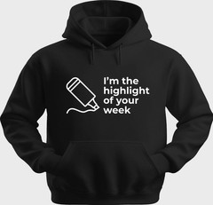 Funny Unisex Hoodie Hooded Sweatshirt Gildan Blend I’m The Highlight H0461
