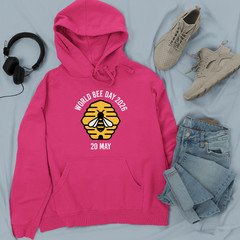 World Bee Day 2026 Hoodie Cute Cartoon Bumble Bee Honey Novelty Gift