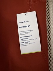 NEW OLD NAVY Active Go-Dry Elevate Leggings Size S Crop Powersoft 4 Way Stretch