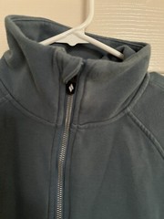 SKECHERS Dark Teal Full Zip Up Jacket Round Hem Women’s Size M