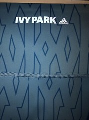 Adidas x Ivy Park Beyonce Mesh Monogram Blue Leggings Sz S Small