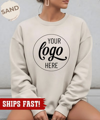 Custom Logo Sweatshirt, Small Business Custom Logo, Real Estate Sweatshirt, Team
