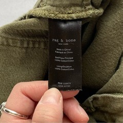 rag & bone Olive Drab Engineered Cotton Boho Jogger Pants Size 27 Best Seller