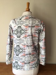 LOT 78 Size Small Grey Multicoloured Kaleidescope Print Sweatshirt