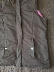 Be Inspired Womens Fall Zip Up Vest Athletic Wear Well Made