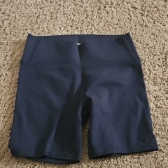 All In Motion Girl’s Navy Athletic Shorts Stretch Athletic Fit Machine Washable