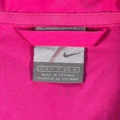 Vintage Nike Windbreaker Jacket Womens XS 0-2 Pink Swoosh Embroider Sportswear