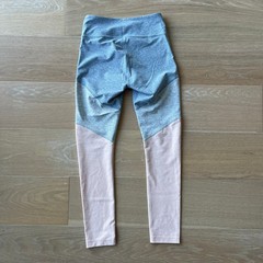 Outdoor Voices Spring 7/8 Crop Athletic Work Out Leggings Pants Pink Gray Blue
