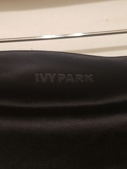 Adidas x Ivy Park IN8655 Shiny Tights Women Large Black Sheer Pull On