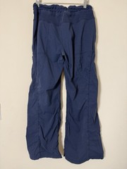 Lululemon Dance Studio Pants Unlined Navy Blue Drawstring Athletic Yoga 10 Good