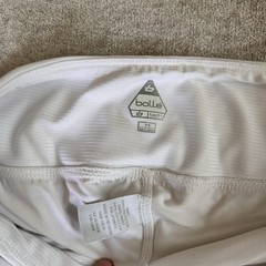Bolle White Pleated Athletic Tennis Skort Skirt — Size Medium
