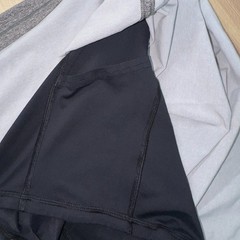 Lululemon Align Sweetheart Bra Pace Rival Tall 15″ Skirt Set Black Gray Sz 12