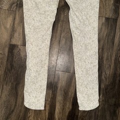 Gymshark Fleur Texture Leggings Women’s High-Rise Khaki Green Full Length Size S