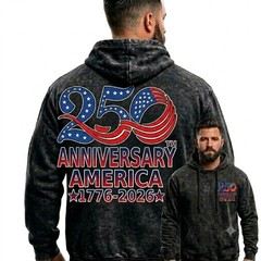 USA 250th ANNIVERSARY STONEWASHED SWEATSHIRT – FREE SHIPPPING