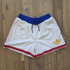 NWT Red, white and blue Adidas unisex OG Mesh Trefoil Basketball shorts size XS
