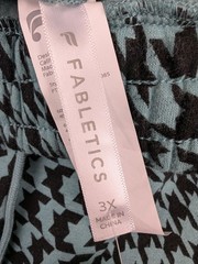 Fabletics Sweatpants Womens 3X Arctic Wave Warped Houndstooth Forever Fleece