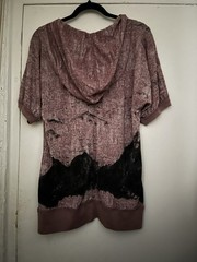 Free People hoodie top nature theme