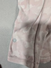 Lululemon Runderful 1/2 Zip Womens 6 Pink Camo Space Dye Berry Rumble Pullover