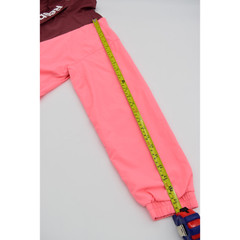 Reebok Pink/Maroon Long Sleeve Full Zip Windbreaker Jacket Women’s Size Large