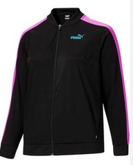 PUMA Women’s Contrast Tricot Full Zip Track Jacket 1X NEW $55 670410 56