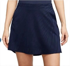 NIKE Womens XS Fairway Jacquard Golf/Tennis Skort-Obsidian CN0934-451 NEW NWT