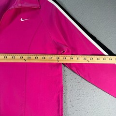 Vintage Nike Windbreaker Jacket Womens XS 0-2 Pink Swoosh Embroider Sportswear