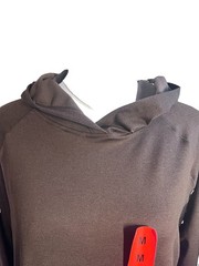 NWT Danskin Women’s Size M Brown Pullover Hoodie Sweatshirt Kangaroo Pocket