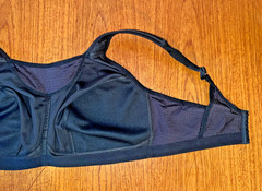 Glamorise, No-Bounce Camisole Elite Sports Bra Wirefree/Unlined Black Us Sz 44H