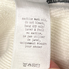 Rag & Bone Colorblock Raglan Crew Neck Sweatshirt Women Large (READ) Made In USA