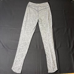 Gymshark Legging Womens Medium Gray Geometric Nylon Stretch Mid Rise High Waist