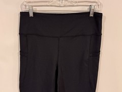 G Gradual Bootcut Yoga Pants 30″ Size L Black 2 Pockets Tummy Control Stretch