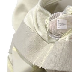 Lululemon Everlux Asymmetrical Tennis One Shoulder Sports White Bra size 6