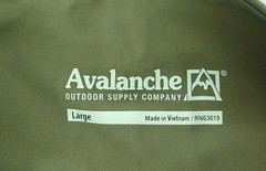 Avalanche Compression Legging Womens Size L Stretch High Waist Zip Pockets Green