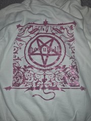 The Black Dahlia Murder Pink/White Nocturnal 2007 Hoodie Zip RARE Vintage Size M