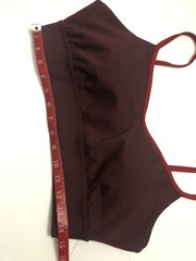 THRIVE SOCIETE WOMENS Sweetheart Red Dahlia Bra Size XL