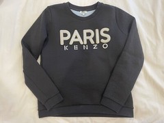 Authentic KENZO Women’s Black Paris Sweatshirt Size S- US Seller