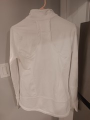 Layer 8 Performance Athletic Jacket Size M Arctic White Style L4W557